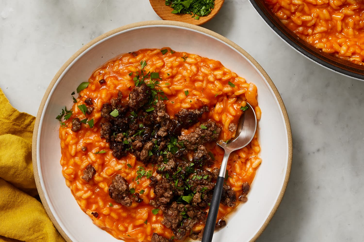 Crispy Beef and Parmesan Baked Risotto Recipe | The Kitchn